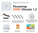 ZONT Climatic 1.2 Погодозависимый автоматический GSM / Wi-Fi регулятор (1 ГВС + 2 прямых/смесительных) с доставкой в Северодвинск